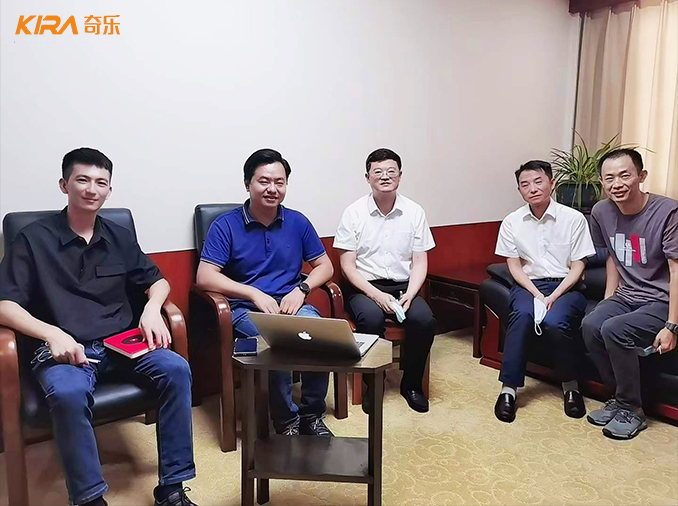 奇乐集团易总一行受邀访问丹江口沧浪文化项目基地